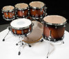 DW Design Series 6pc Drum Set - Tobacco Burst 8/10/12/16/22/14SD