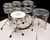 DW Acrylic Design Series Drum 6pc Set - Clear 8/10/12/16/22/14SD
