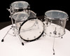 DW Acrylic Design Series Drum 3pc Set - Clear