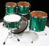 Yamaha Absolute Hybrid Maple 5pc Jade Green Sparkle