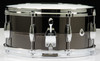 Gretsch Black Chrome over Solid Steel 6.5x14 Snare Drum Limited