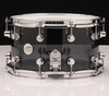 DW Acrylic Design Series Drum 8" x  14" Snare  - Smoke