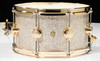 DW Collector's Snare 7x13 - Broken Glass w/Gold Hardware