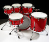 Tama Star Walnut 6pc Solid Candy Red Shell Pack 8/10/12/16/22/14SD
