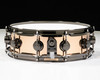 DW Polished Bronze 4x14 Snare Drum w/Black Nickel HW
