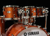 Yamaha Absolute Hybrid Maple 5pc 8/10/12/16/22 Orange Sparkle