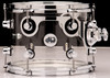 DW Acrylic Design Series Drum 9" x 12" Tom - Clear