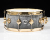 DW Collector's Series Concrete 6.5x14 Snare Drum Gold Hardware