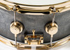 DW Collector's Series Concrete 6.5x14 Snare Drum Gold Hardware