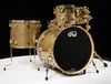 DW Collector's 5pc Maple/Spruce Shell Pack - Gold Glass w/Gold HW