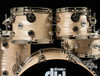 DW Collector's 5pc Maple / Mahogany Shell Pack -Creme Oyster