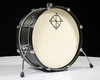Dixon LIttle Roomer 7x20 Bass Drum - Black Coal Satin