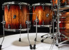 Sonor SQ2 7pc Maple Shell Pack - African Marble with Red Candy Burst