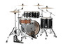 Mapex Saturn Evolution Birch/Walnut 4pc Classic Kit - Piano Black