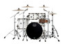 Mapex Saturn Evolution Birch/Walnut 4pc Classic Kit - Polar White