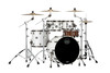 Mapex Saturn Evolution Birch/Walnut 4pc Classic Kit - Polar White
