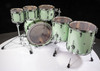 Sonor SQ2 6pc Beech Kit - Mint Sparkle w/African Marble