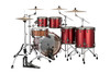 Mapex Saturn Evolution Birch/Walnut 5pc Workhorse Kit - Tuscan Red
