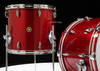 Gretsch USA Custom 3pc Candy Apple Red with Silver Glass Inlay