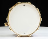 DW Collector's 8x14 Snare - Hard Satin over Olive Ash Burl  w/Gold HW
