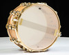 DW Collector's 8x14 Snare - Hard Satin over Olive Ash Burl  w/Gold HW