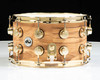 DW Collector's 8x14 Snare - Hard Satin over Olive Ash Burl  w/Gold HW