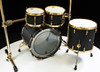 Sonor SQ2 4pc Beech Kit - Dark Satin w/ Gold HW