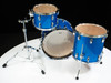Ludwig Classic Maple Fab 3pc Shell Pack Blue Sparkle