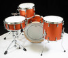 Gretsch Brooklyn 4pc Kit 12/14/20/14SD - Satin Tangerine Metallic