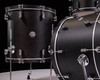 Floor Tom PDP Concept Classic 3pc 24" - Ebony / Ebony Hoops w/STM Mount (PDCC2413EE-STM)