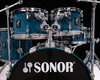 Sonor AQ1 Birch Studio Set with Hardware - Caribbean Blue