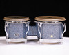 LP Limited Edition Galaxy Fiberglass Bongos Blue Ice Sparkle
