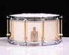 Noble Cooley SS Maple 7 x 14 Snare - Antique White Sparkle