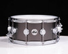 DW Collector's 6.5x14 Satin Black Nickel over Brass - Satin Chrome HW