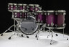 DW Collectors 7pc SSC Maple Shell Pack - Anodized Purple to Black Burst