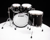 Tama Star Walnut 4pc Shell Pack  - Piano Black Lacquer