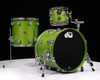 DW Collector's 3pc Maple Kit - Lime Green Satin Oil 10/14/20
