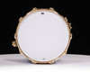 DW Collector's 7x14 Purpleheart Snare Drum - Gold Hot Rod Flames