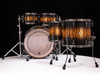Sonor SQ2 5pc Maple Kit - Candy Black Burst over  African Marble