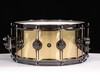 DW Collector's Series Polished Brass 3mm 6.5x14 Snare w/Black Nickel