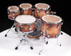 DW Collector's 6pc Kit Exotic Candy Purple Burst over Mapa Burl