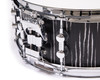 Sonor SQ2 Medium Maple 6x14 Snare Drum - Ebony White Stripes