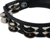 LP Black Cyclops Double-Row Steel Tambourine