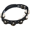 LP Black Cyclops Double-Row Steel Tambourine