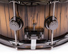 DW Collector's Series Ivory Ebony 6.5x14 Snare Candy Black Burst