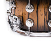 DW Collector's Series Ivory Ebony 8x14 Snare Drum Candy Black Burst