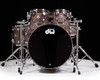 DW Collector's 6pc Maple Kit - Grey Knock Down Over Exotic Super Curly