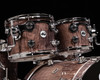 DW Collector's 6pc Maple Kit - Grey Knock Down Over Exotic Super Curly