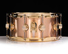 DW Collector's 6.5x14 Brushed Bronze Snare Drum Gold Hardware