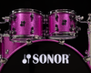 Sonor SQ2 5pc Medium Maple Shell Pack - Bright Violet Sparkle